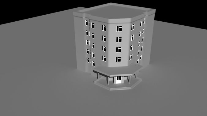 Building-2 Free 3D model