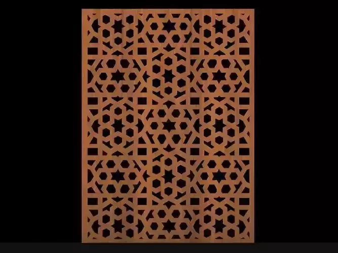Sticker moucharabieh orient 3D model