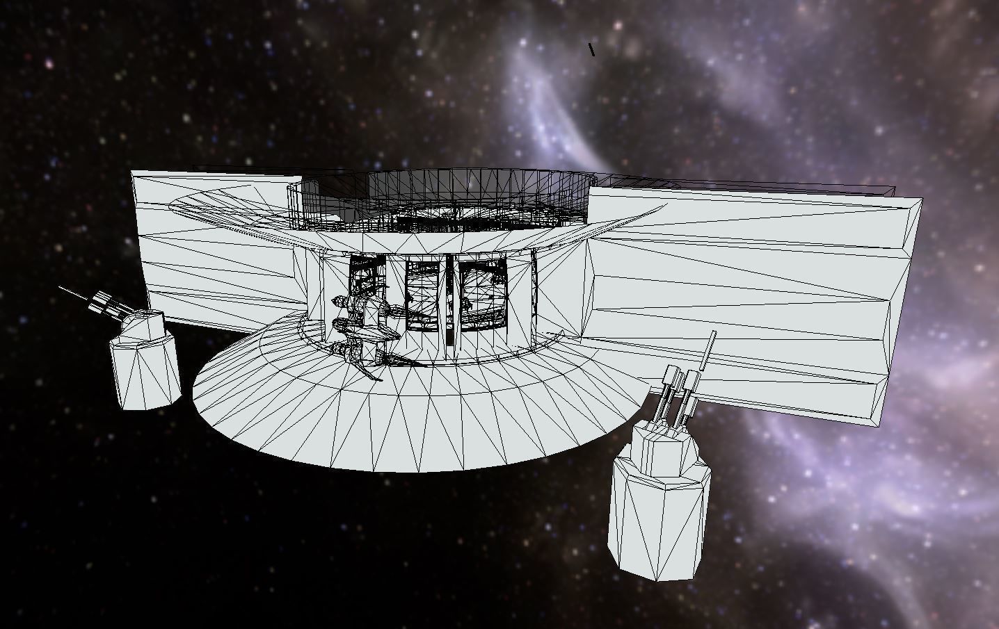 Space Station Scene  Free low-poly 3D model_7