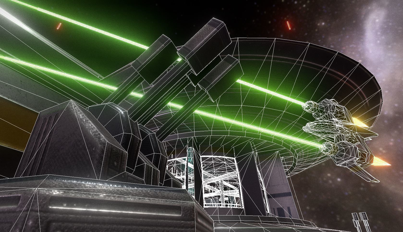 Space Station Scene  Free low-poly 3D model_11