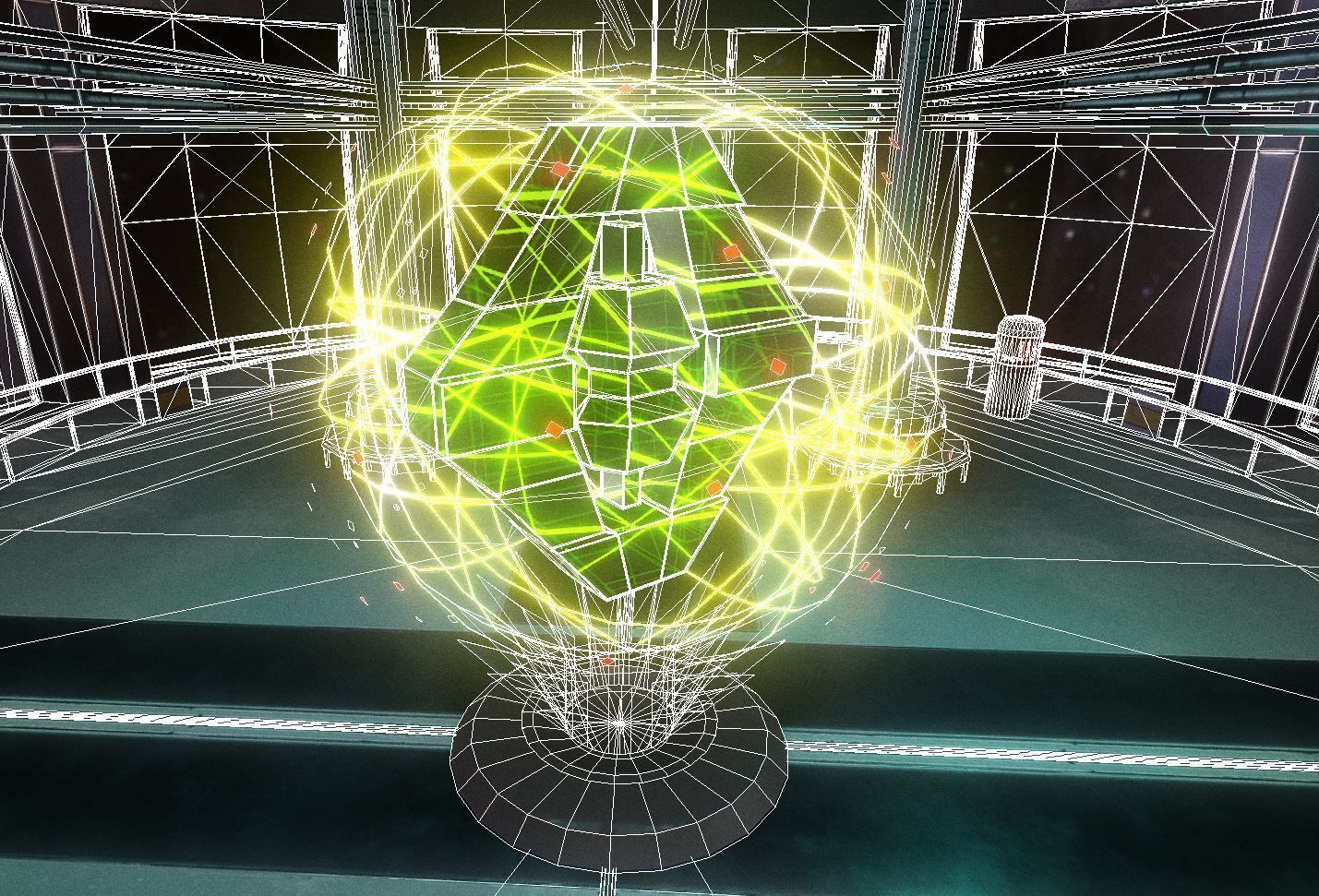 Space Station Scene  Free low-poly 3D model_16