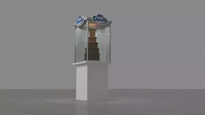 Chocolate waterfall 3D Model
