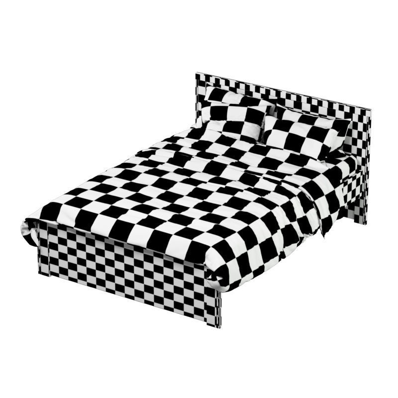 Bed Brusali 3D model_9