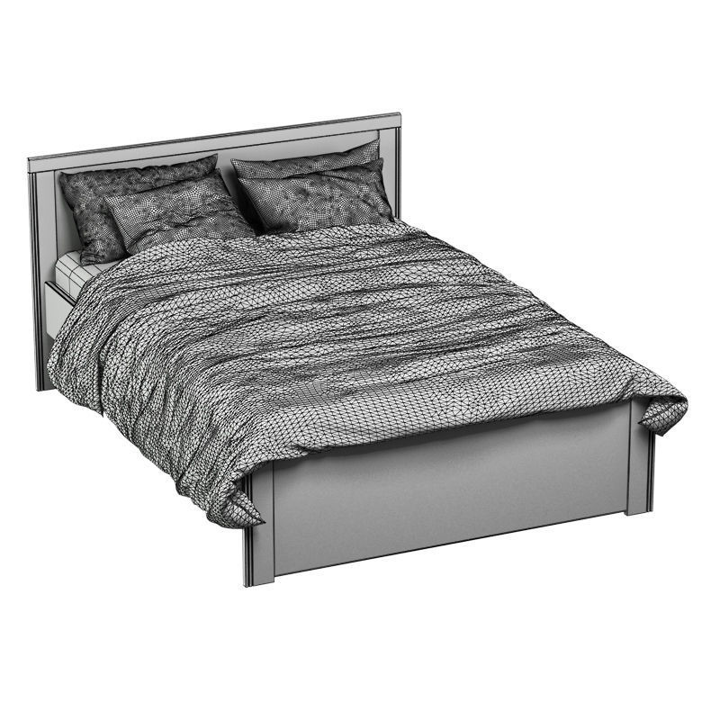 Bed Brusali 3D model_7
