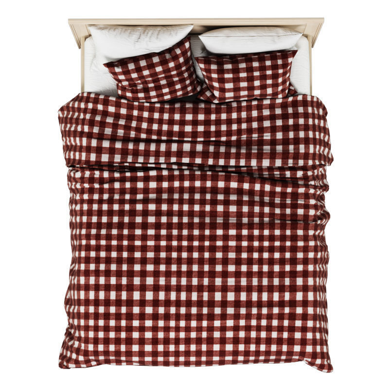 Bed Brusali 3D model_3