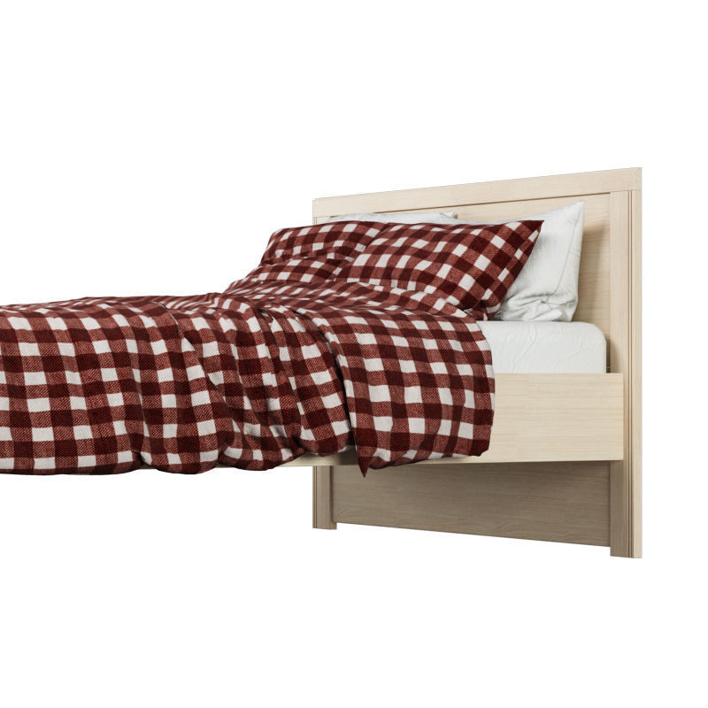 Bed Brusali 3D model_5