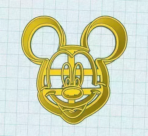 Mickey Mouse Face Cookie Cutter