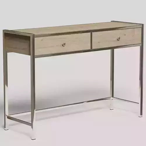  Gray Rectangular Console Table 2 T