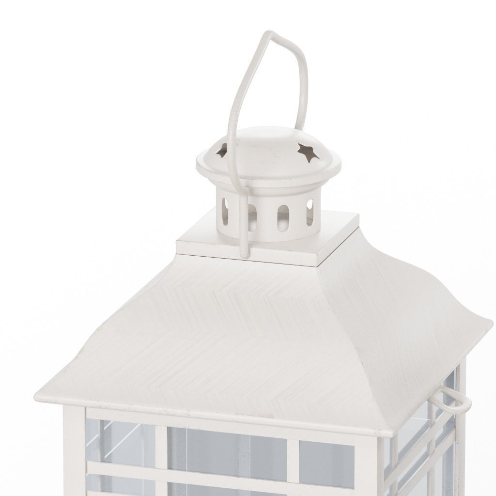 classic candle lamp beuty Low-poly 3D model_7