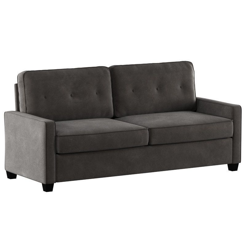 sofa suede 2 seat 3D model