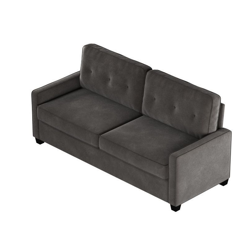 sofa suede 2 seat 3D model_6