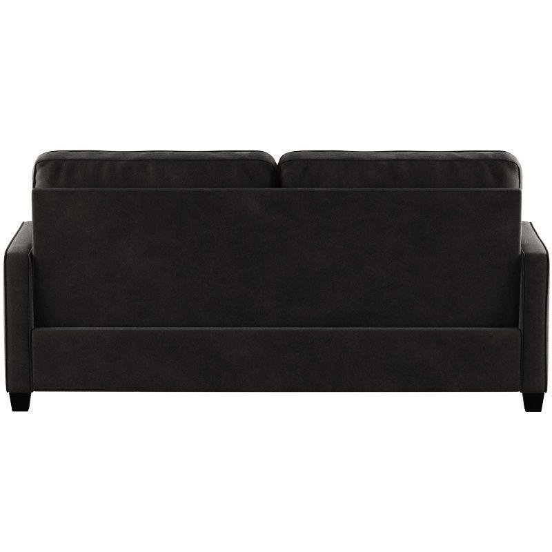 sofa suede 2 seat 3D model_7
