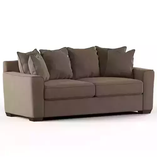 Sofa linen 2 sid basic decor home