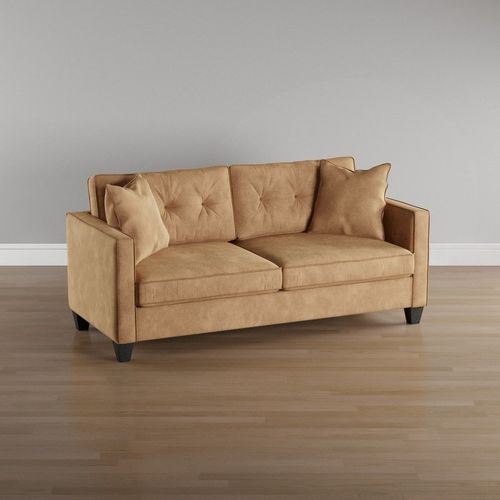 Sandstone Tufted Sofa - Modern Classic