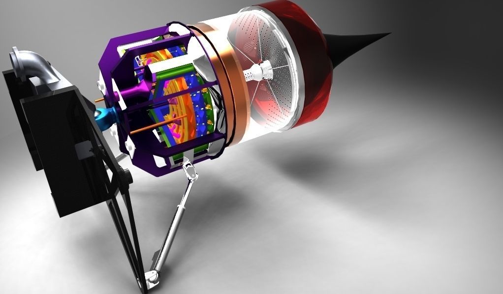 225000 LBS Thruster Free 3D model_5