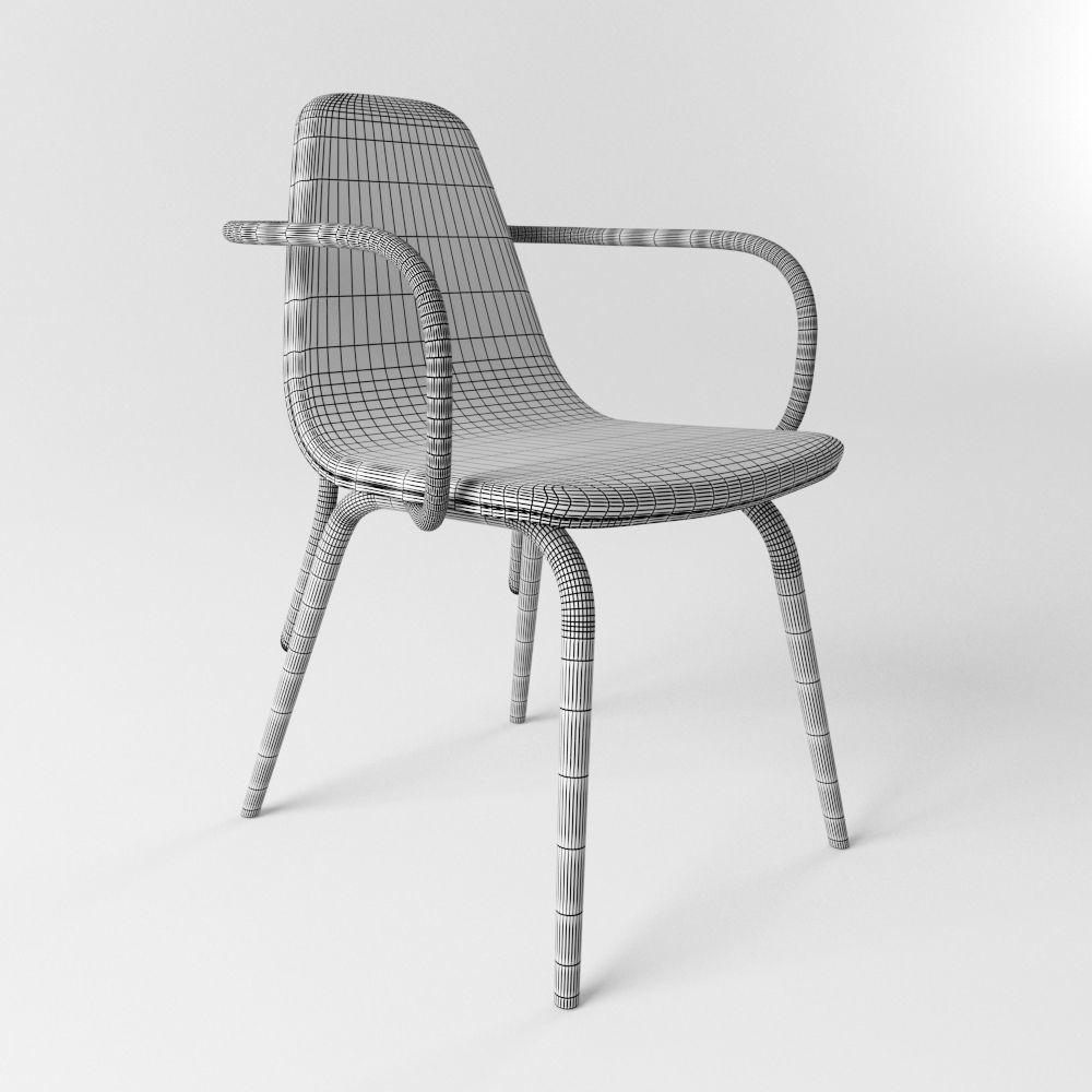Armchair Tram 3D model_4