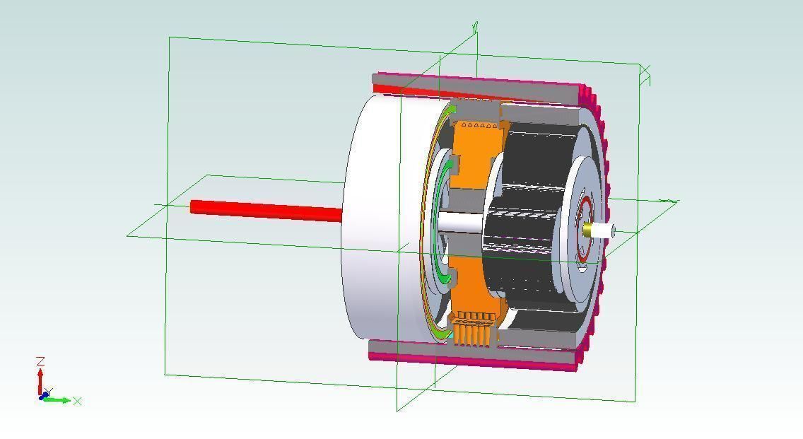 Reducing 101 Turbine Gear Case Free 3D model_1