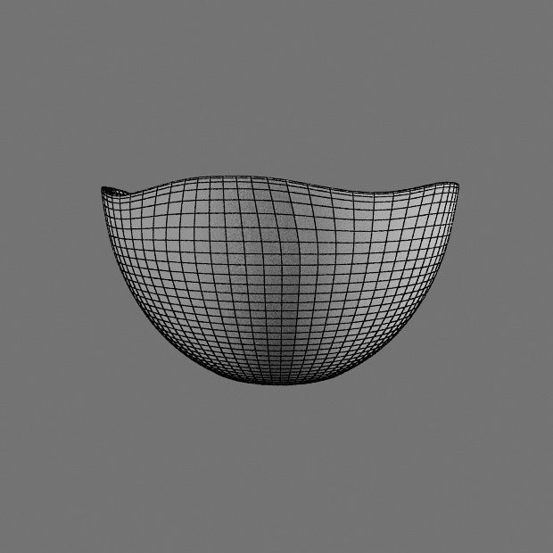 vase wood decor pot Low-poly 3D model_2