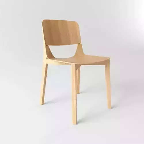 Chair Leaf Low-poly 3D model
