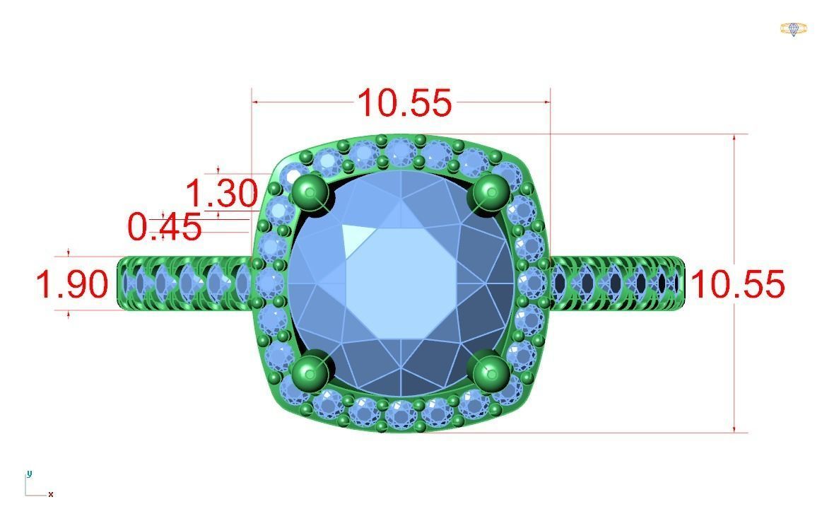 Engagement Ring-9 3D print model_5