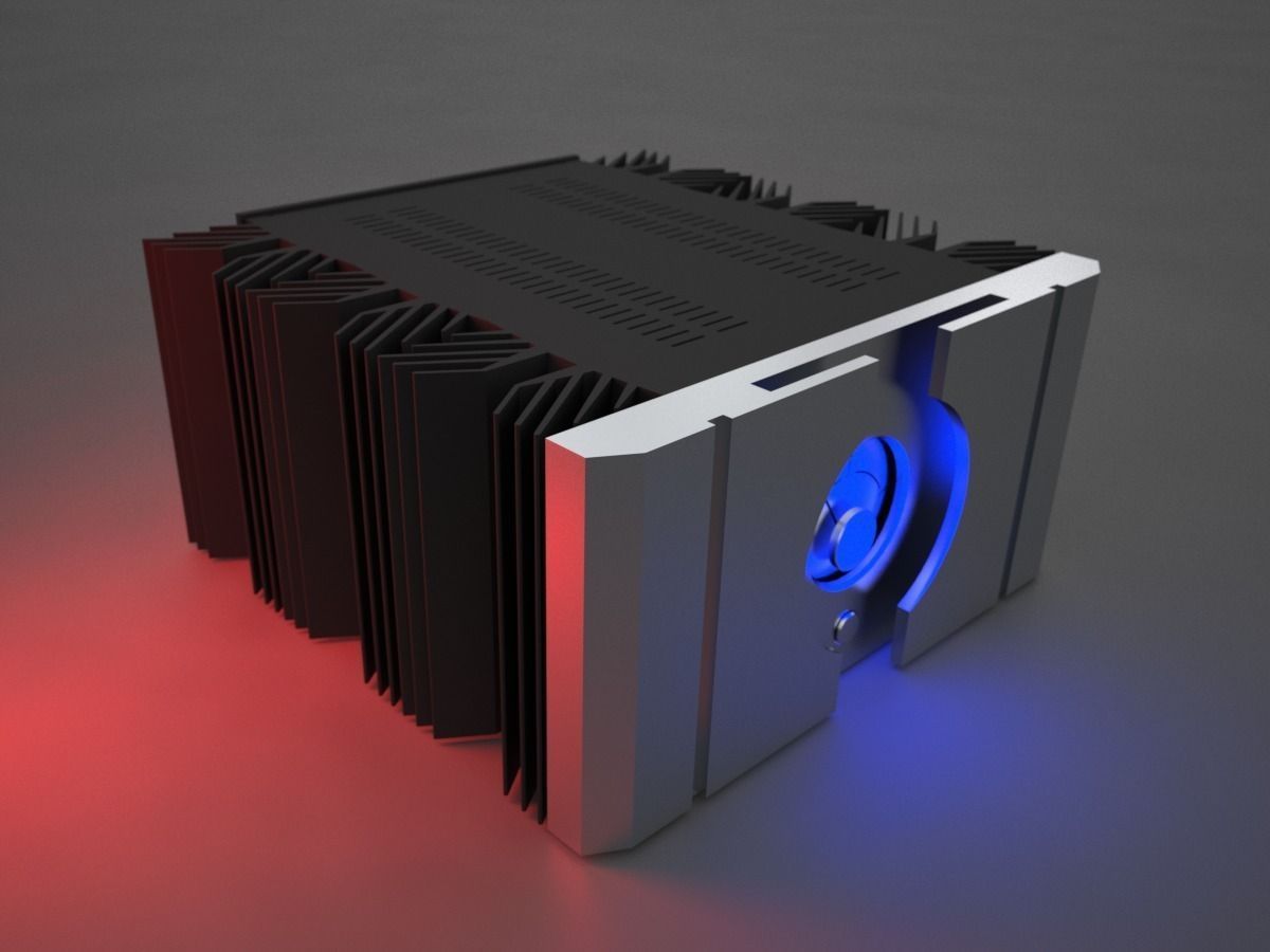 PASS lab x3501 stereo power amp Free 3D model