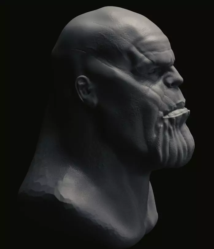 Thanos 3d head 3D print model_0