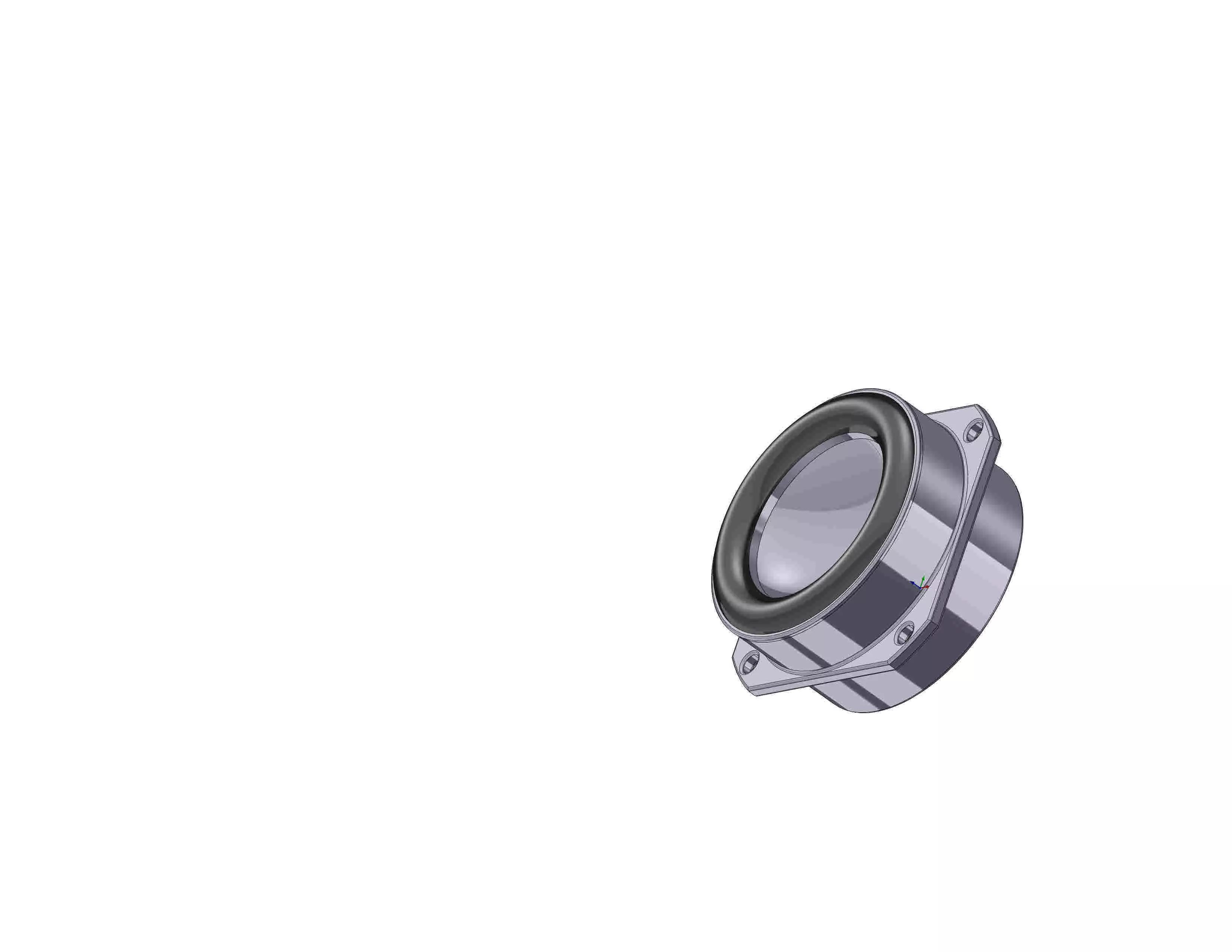 Aurasound 2 speaker Free 3D model