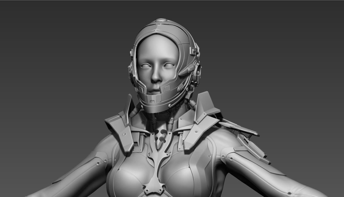 A large collection of high-poly models from the program zbrush _11