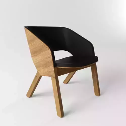 Merano Lounge Armchair 3D model