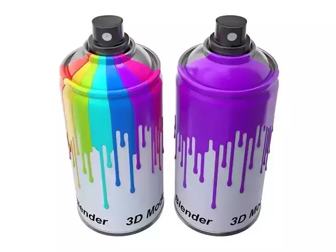 Spray Can with paint