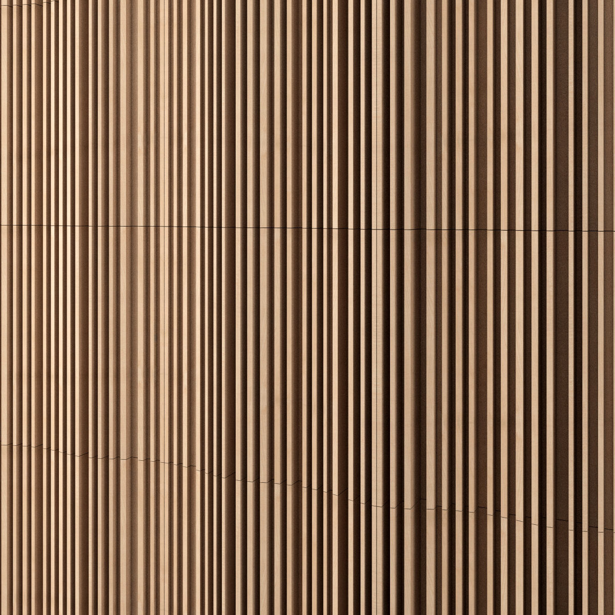 Wave Diffuser - Recording Studio Wall Panel 3D model_2