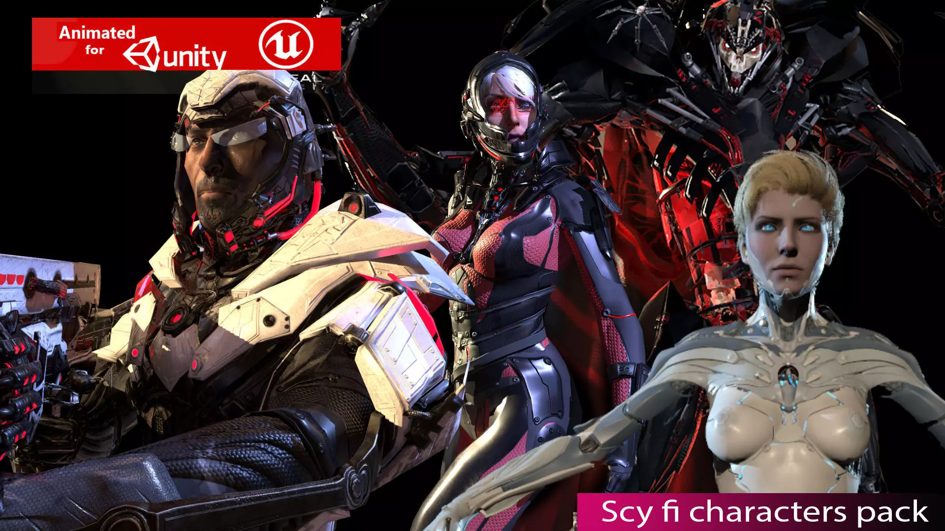 Collection of Scy fi characters _0