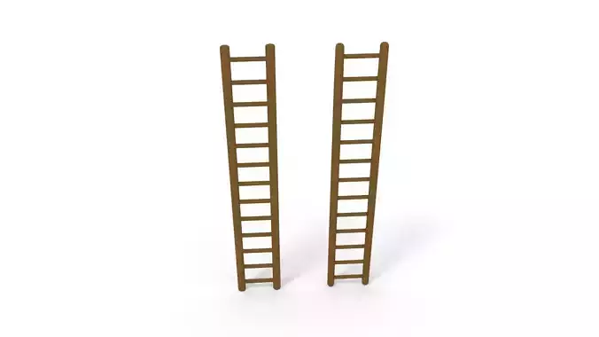 Ladder Low-Poly and Higher-Poly