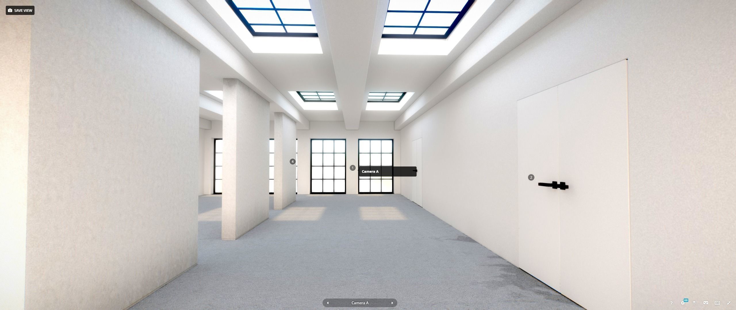 VR Gallery for Product Showcase 2017 Max Corona 3D model_3