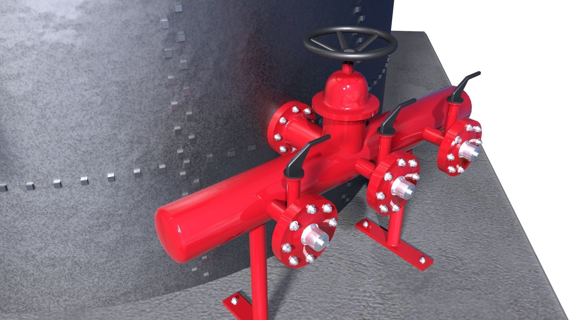 Water tank collection 1 3D model_35