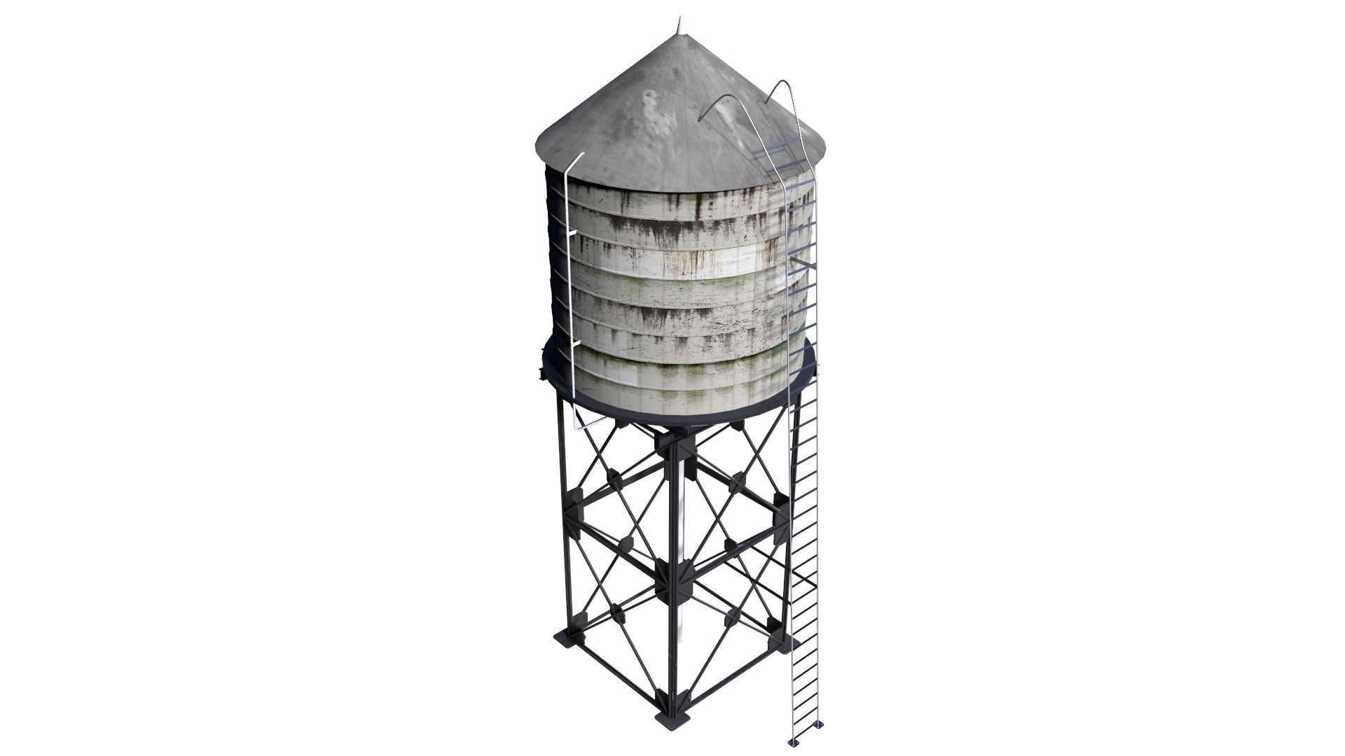 Water tank collection 1 3D model_8
