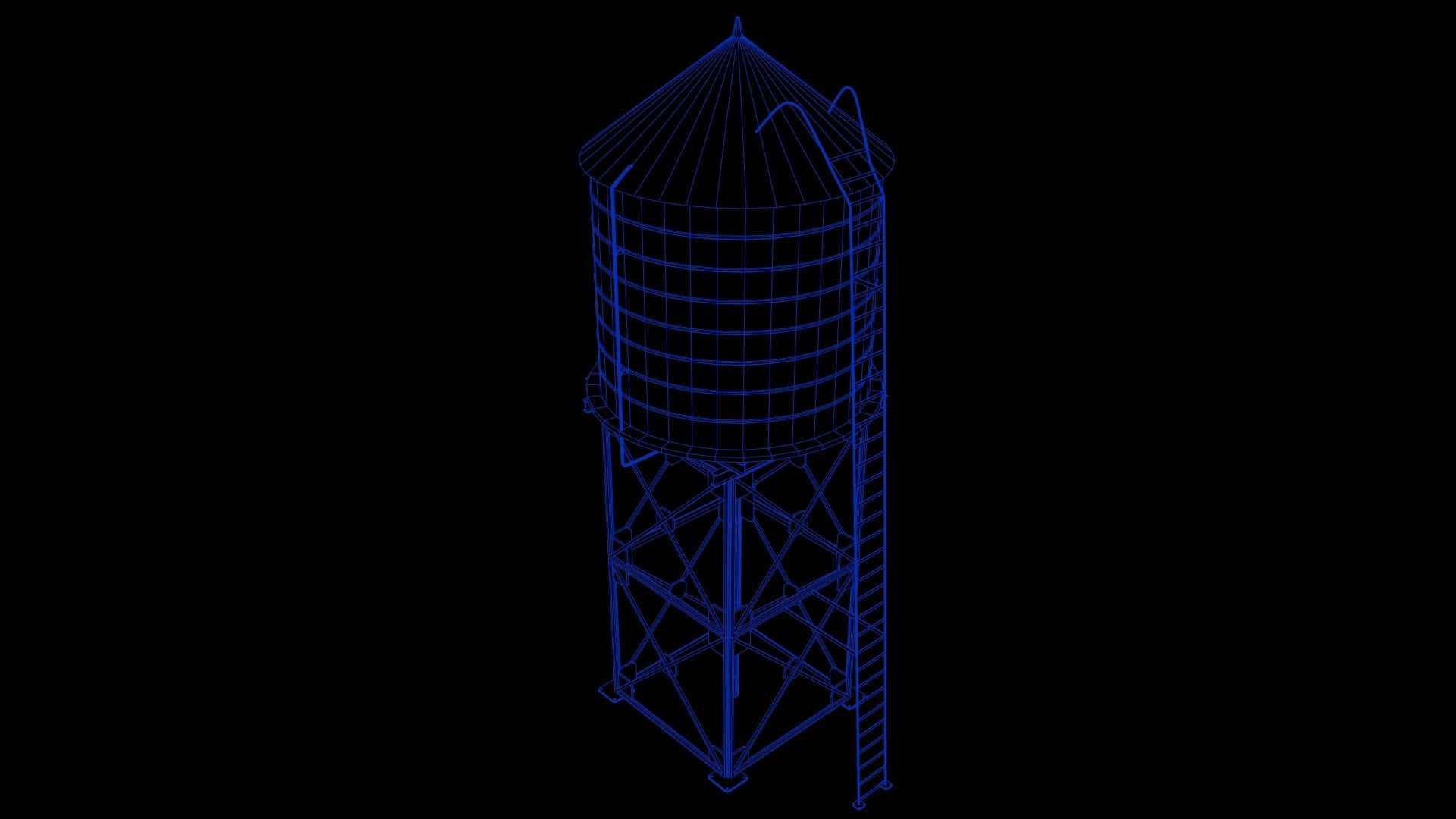 Water tank collection 1 3D model_9