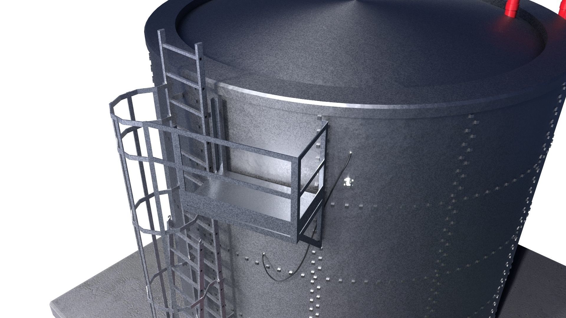 Water tank collection 1 3D model_36