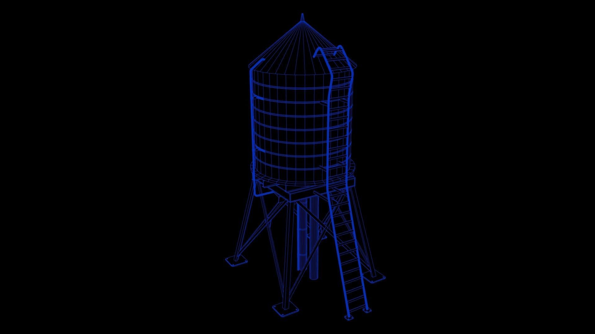 Water tank collection 1 3D model_3