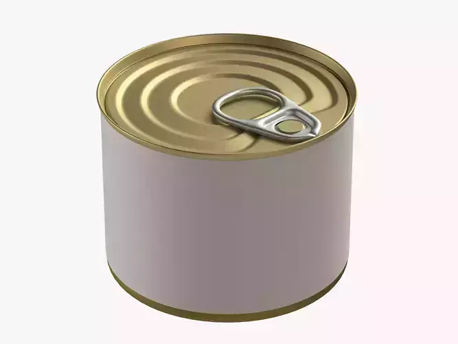 canned food round tin metal aluminium can 10