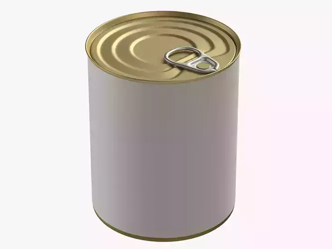 canned food round tin metal aluminium can 09