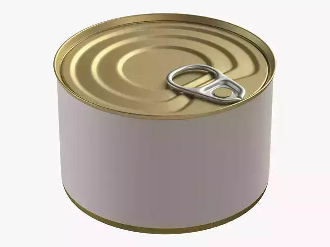 canned food round tin metal aluminium can 08