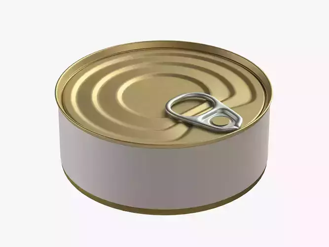 canned food round tin metal aluminium can 07