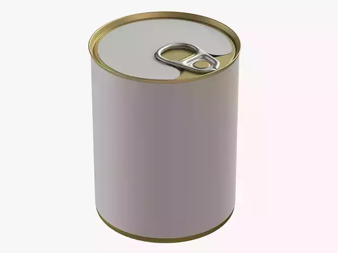 canned food round tin metal aluminium can 06