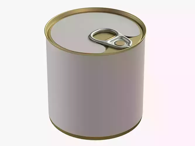 canned food round tin metal aluminium can 05