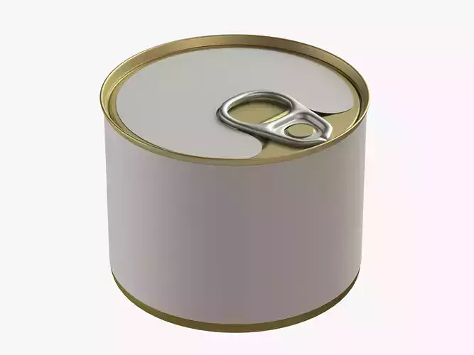 canned food round tin metal aluminium can 04