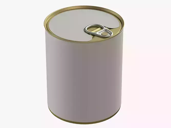 canned food round tin metal aluminium can 03