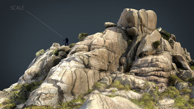 MOUNTAIN ROCKS 5 3D model