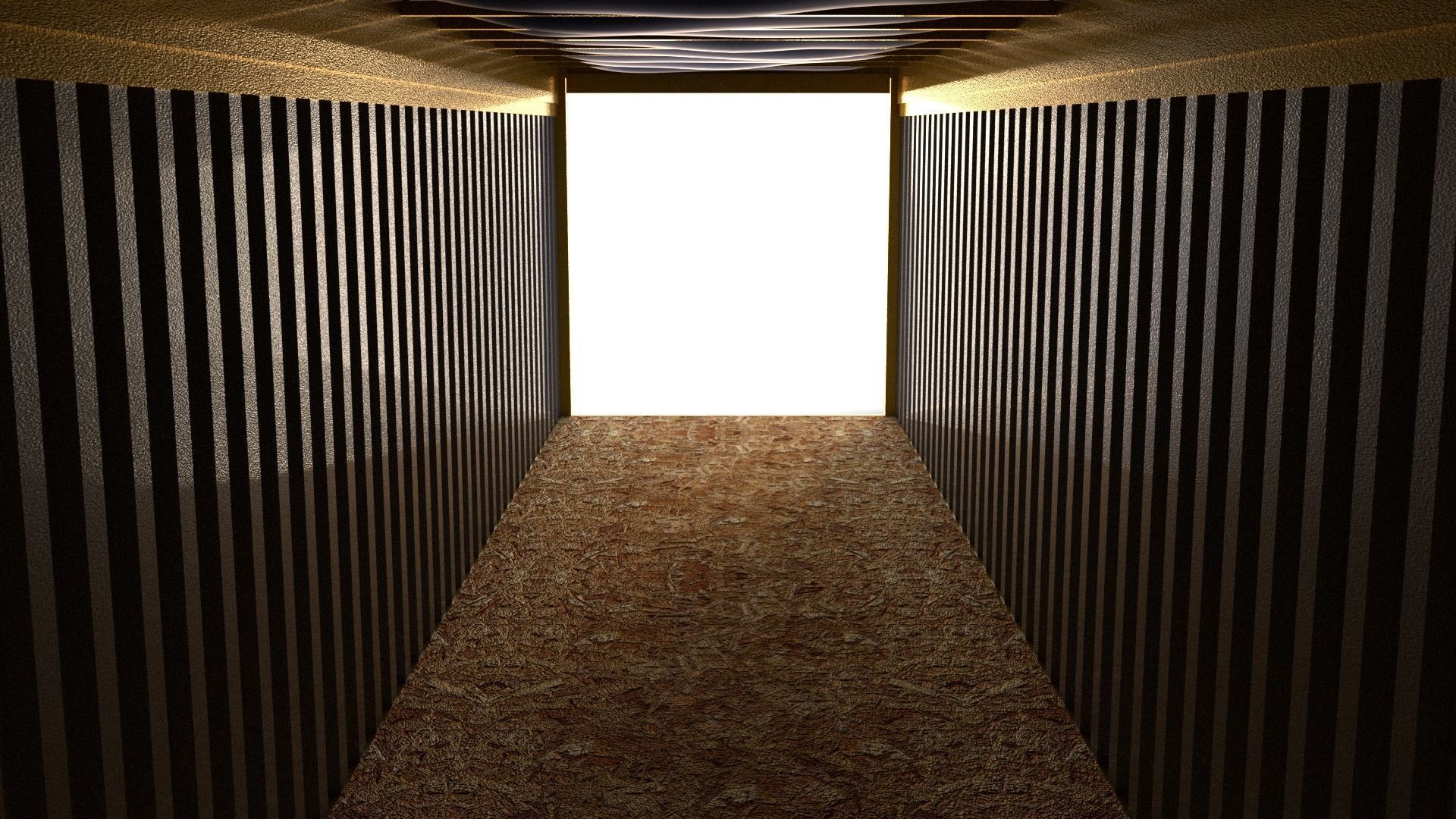40ft Shipping Container Open Top 3D model_13