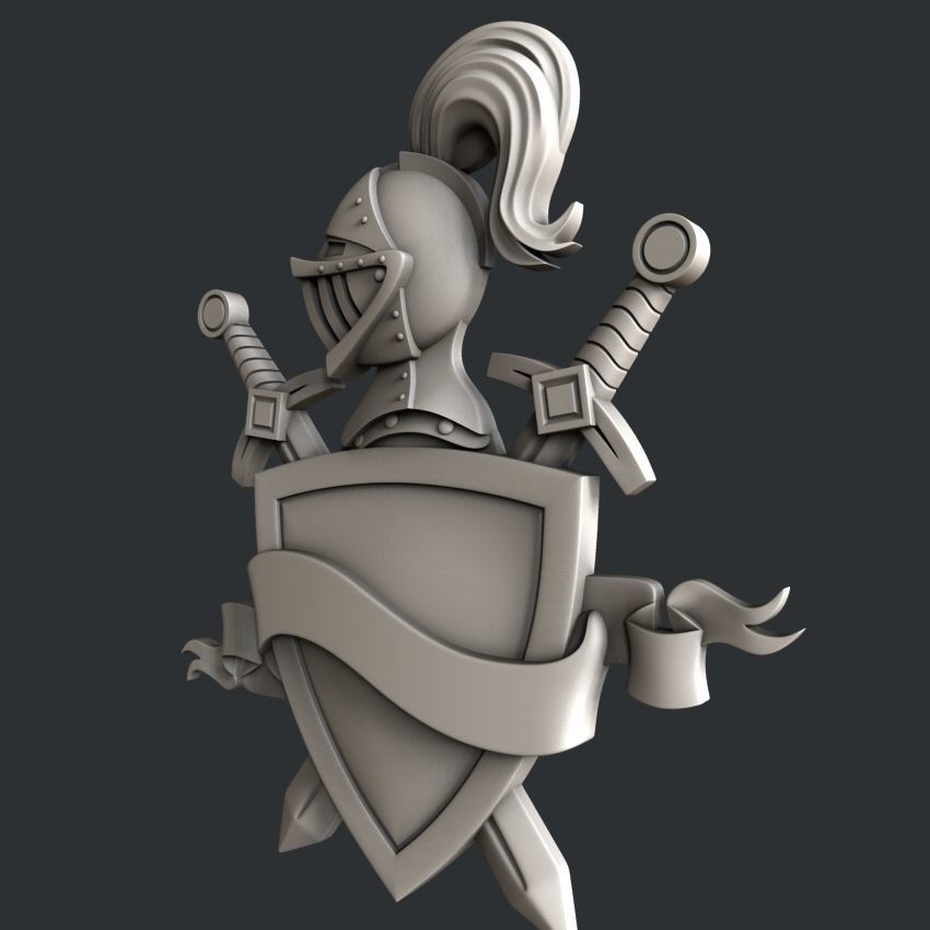 3d STL models for CNC set knight 3D model_5
